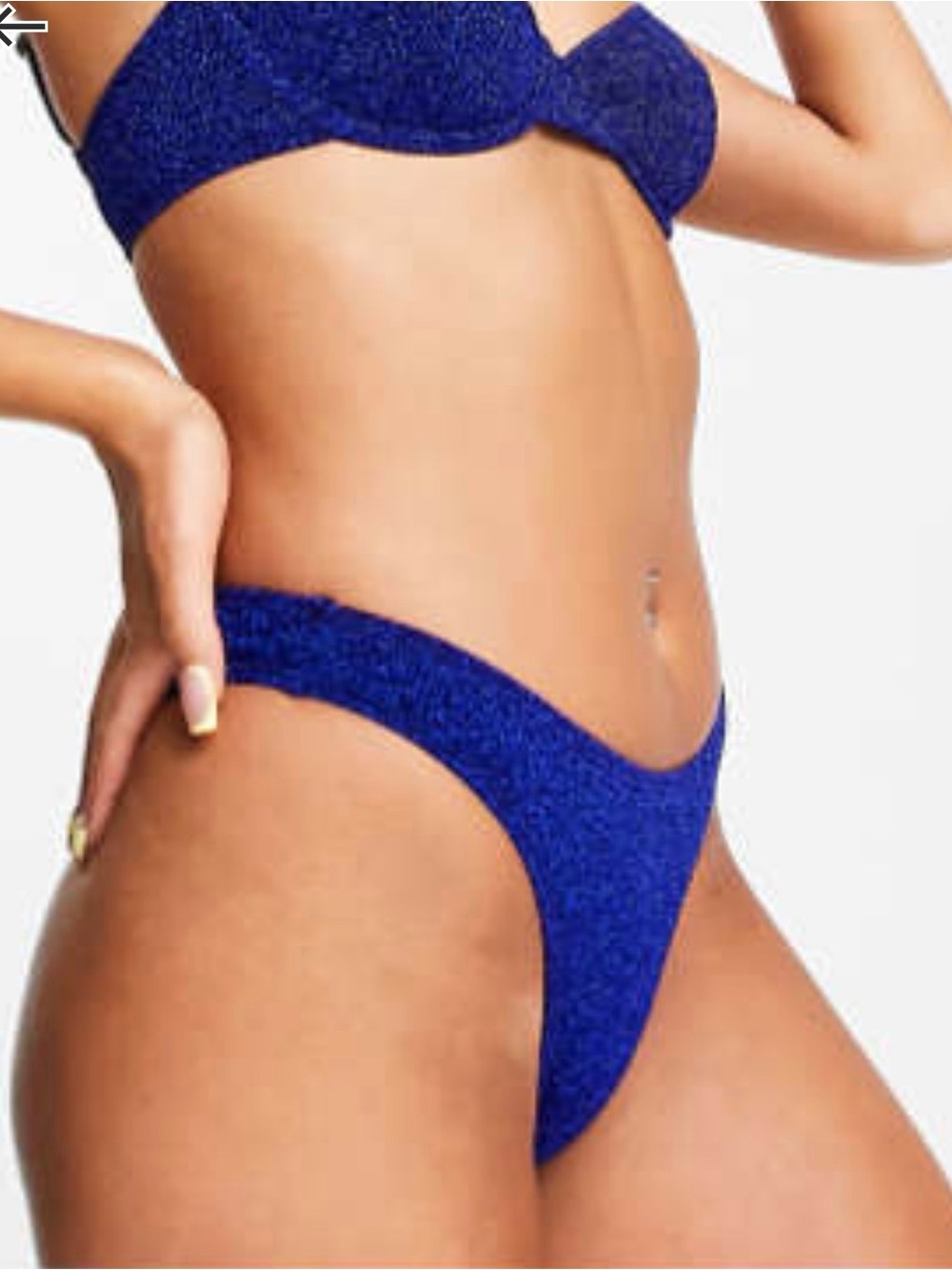 Blue Sparkle Women's Bikini Set